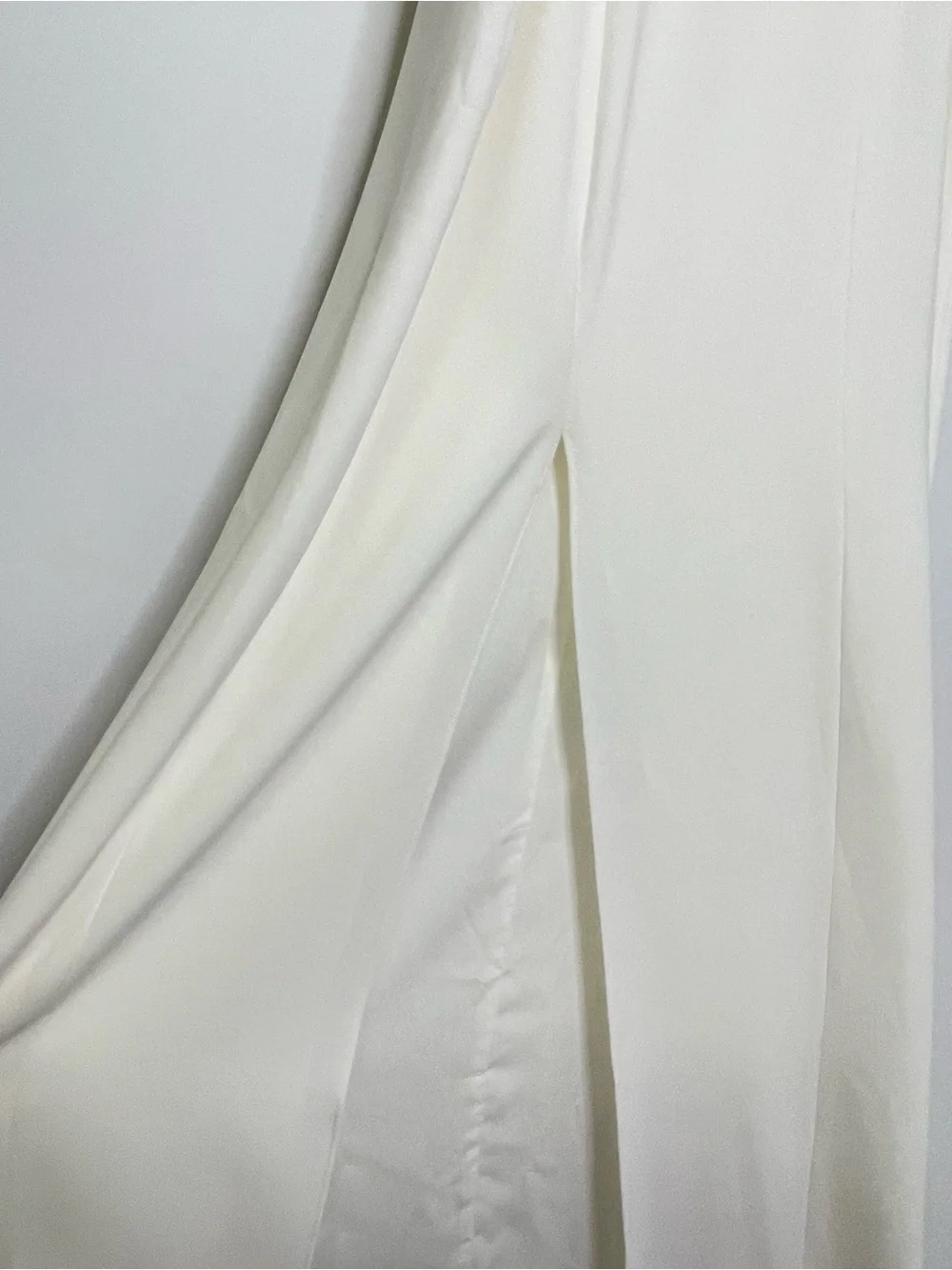 Dress | Halston Heritage NWT Cream Capelet Sheer Sleeve A Line Gown | Size 6 M - Picture 8 of 16